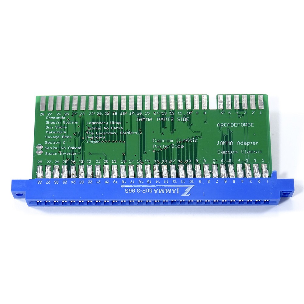 Capcom Classics Arcadeforge Jamma Adapter Pinout Board Kick Harness Arcade 28pin