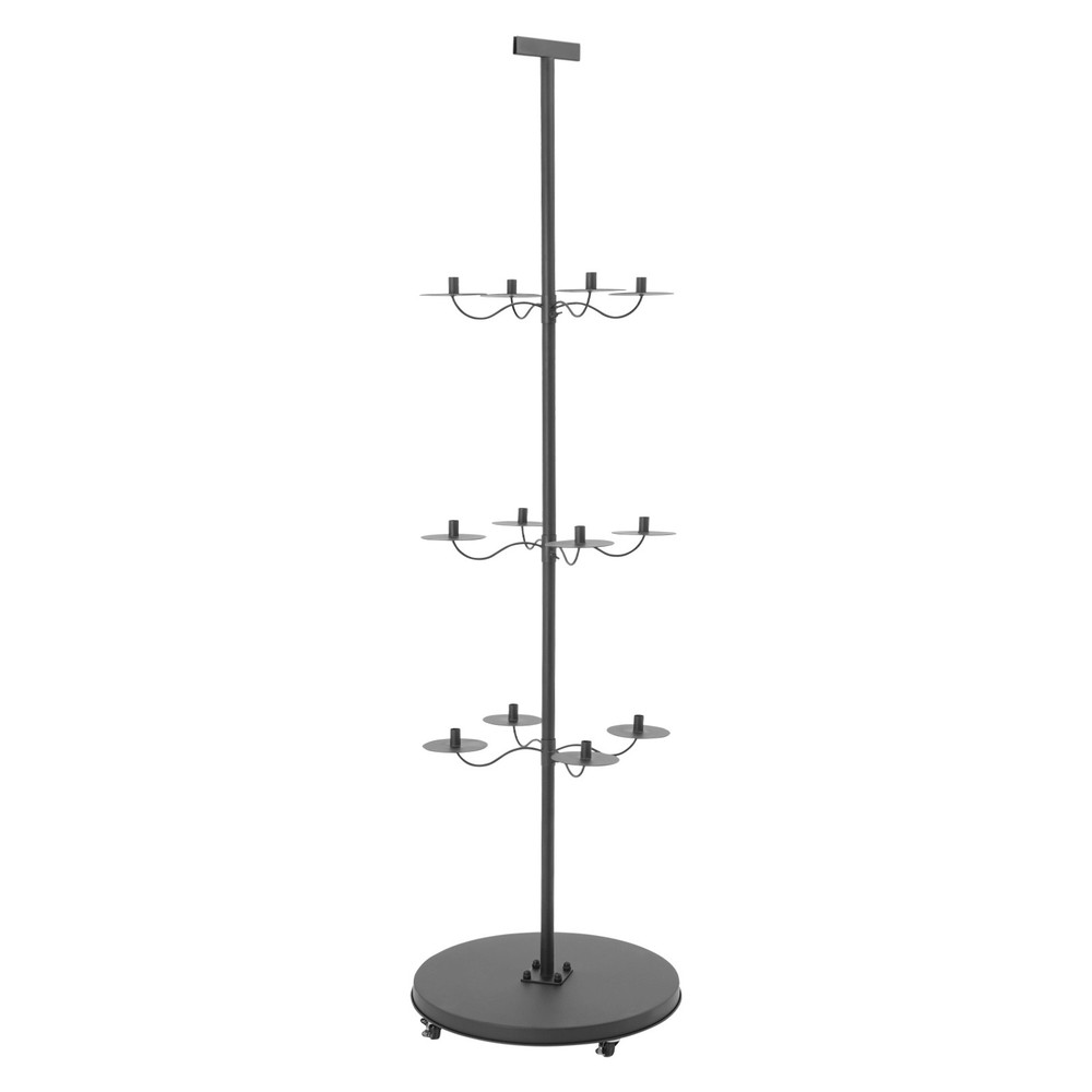 12-head Wig Display& Storage Rack Adjtable Wig Stand With Lockable Wheels US~