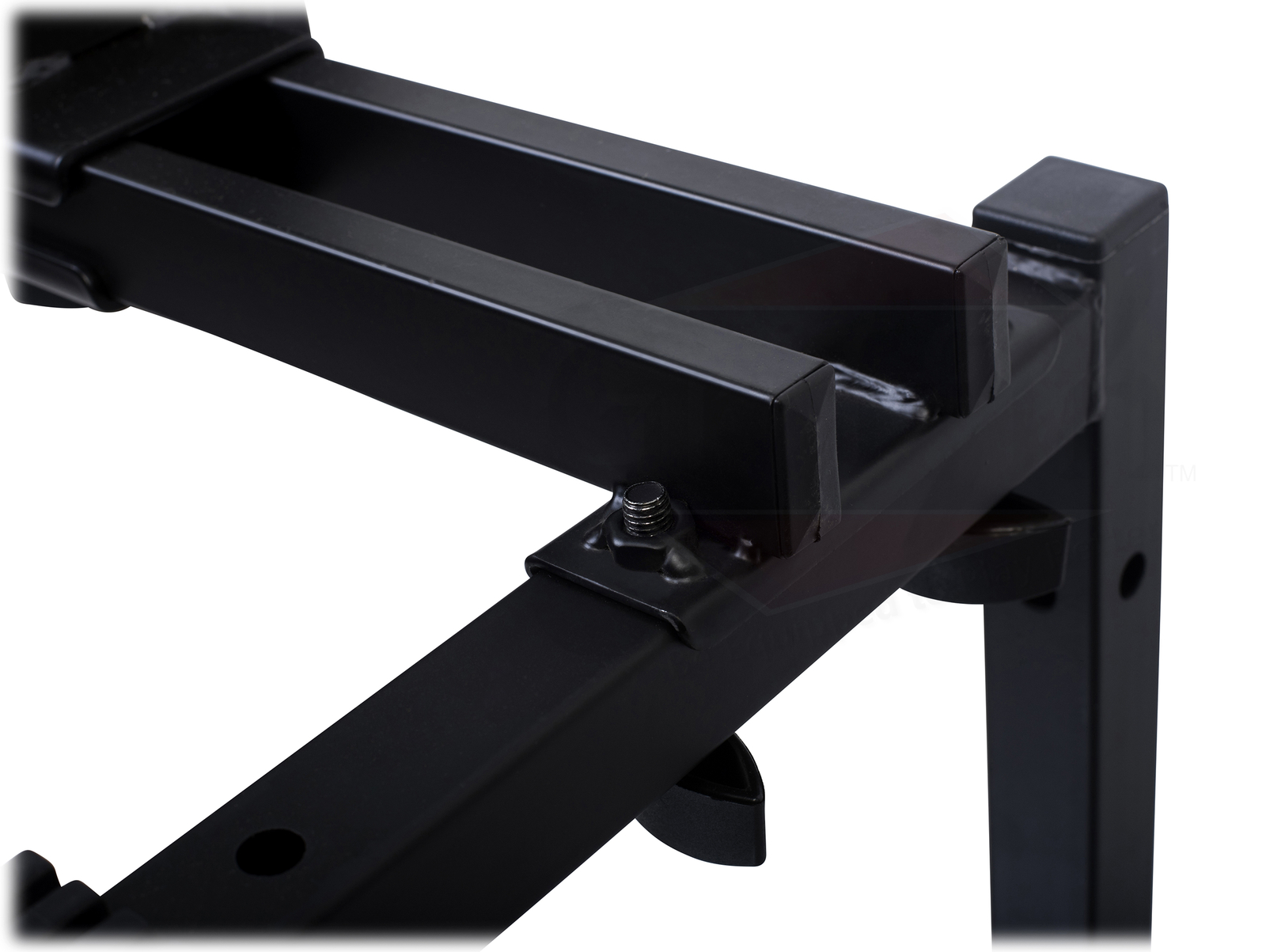 Double Piano Keyboard Stand - 2Tier Studio Stage Mixer Laptop Mount DJ Turntable