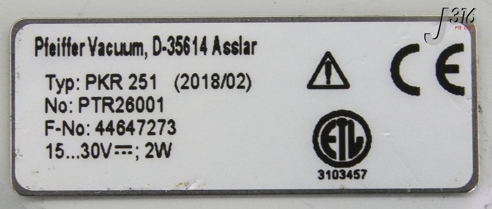 16180 PFEIFFER ELECTRONICS REPLACEMENT HEAD FOR PKR 251 PTR26001