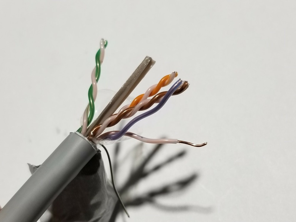 Commscope CS34P 23/4P Cat6 F/UTP WebTrak Plenum Shield Network Cable Gray /100ft