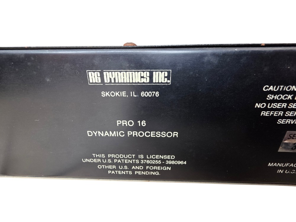 RG Pro 16 Dynamic Processor (Richard Burwen) – UNTESTED, AS-IS