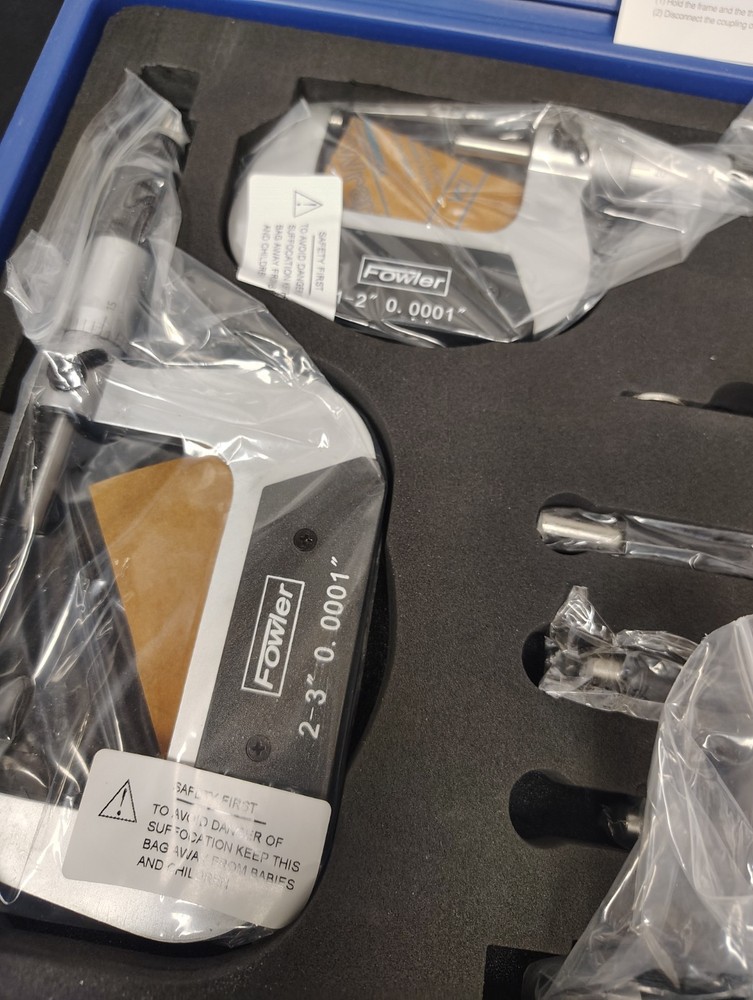 FOWLER 0-4" MICROMETER SET 72-229-214-0