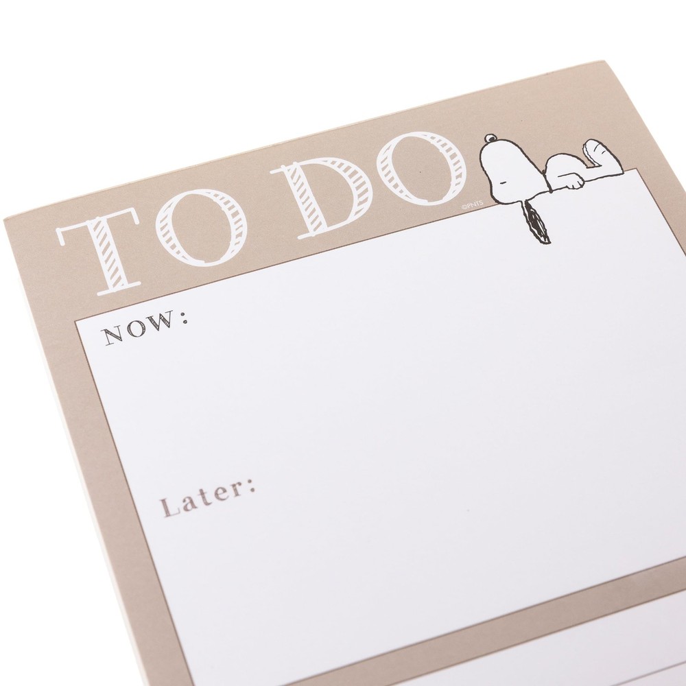 Snoopy To-Do List Notepad by Gaphique, 150 Tear-Away Sheets, Task