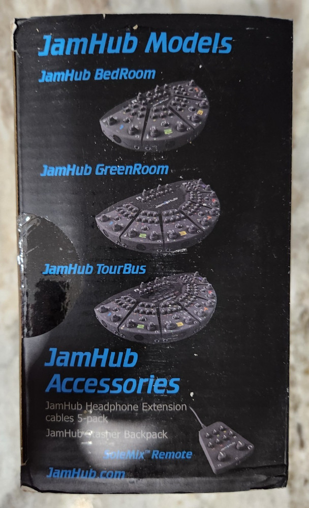 JamHub Jam Hub Stereo Connection 5-pack color coded 12 foot cables