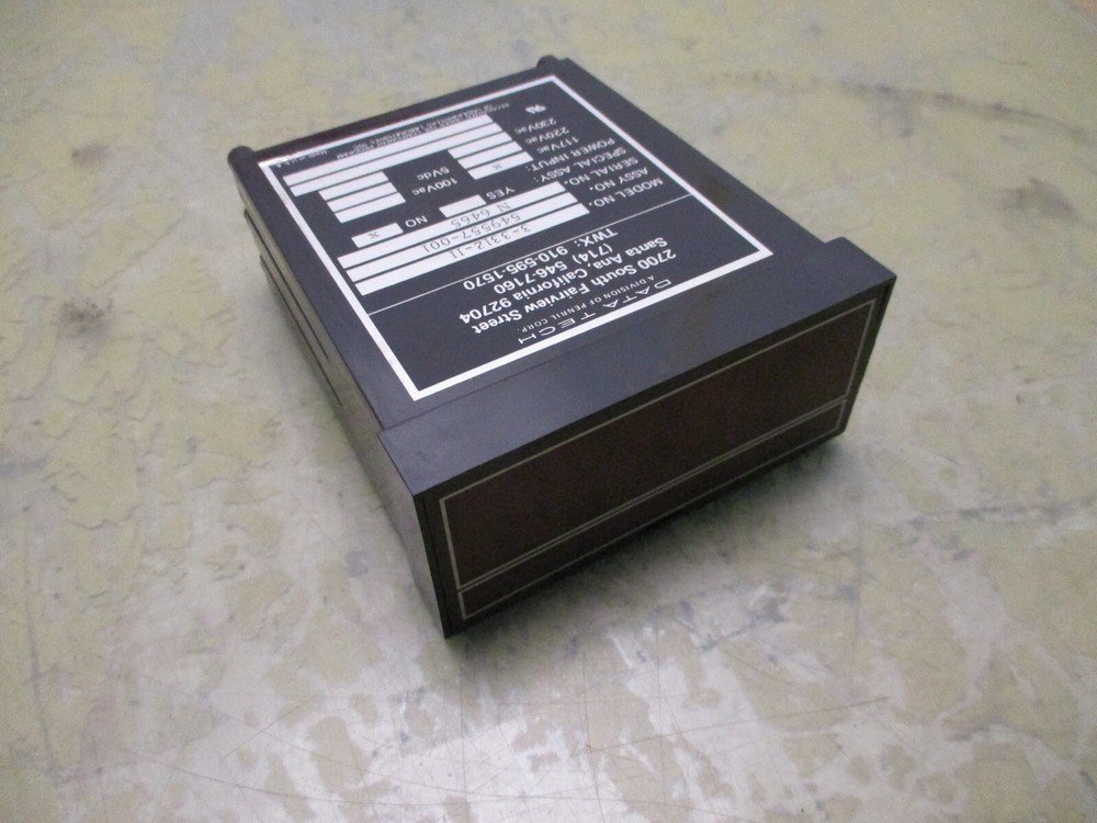 Data Tech Model 3-3312-11 Panel Meter 117VAC [7A]