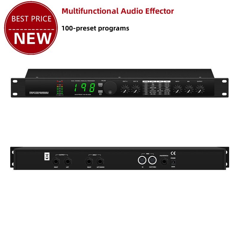 MIC4II Audio Effector Stage Performance 2CH Parallel DSP199 Processor tp1