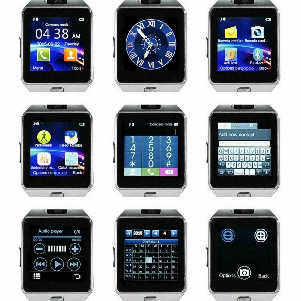 Christmas gift touch screen blue tooth smart watch make call text message