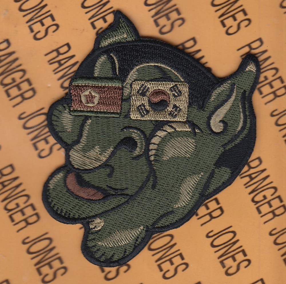 USAF Air Force 356th Fighter Sq FS DEMON ~4."  OCP NO HOOK patch c/e