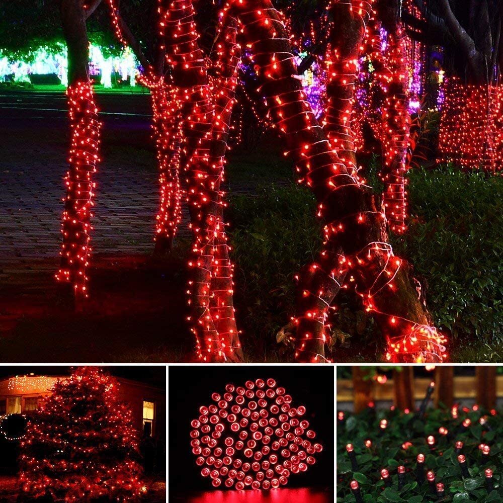 Solar String Lights Outdoor Waterproof Fairy Party Christmas Lamp Garden Decor