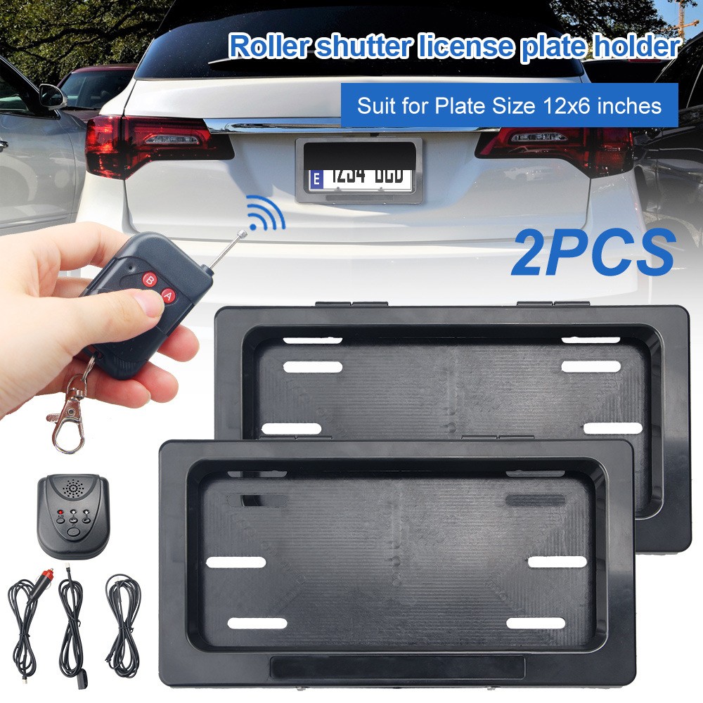New 1PC / 2PCS Rear License Plate Frames Universal License Plate Tag Holder USA