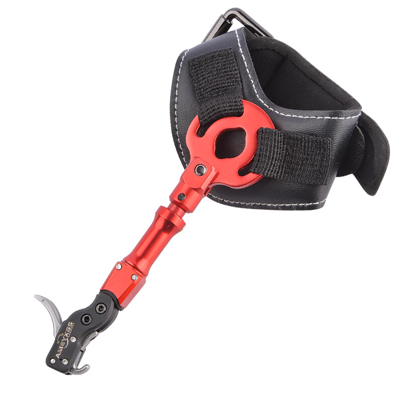 Archery Release Aids Finger Trigger Caliper Wrist Strap Compound Bow Hunting