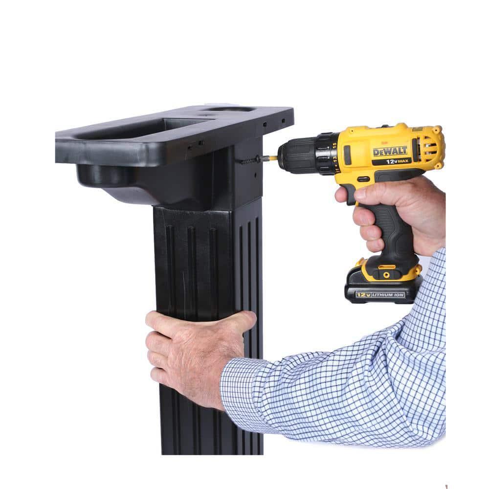 Mailbox Post Large Black Classic Newport Craftsman Style Rust Proof Durable