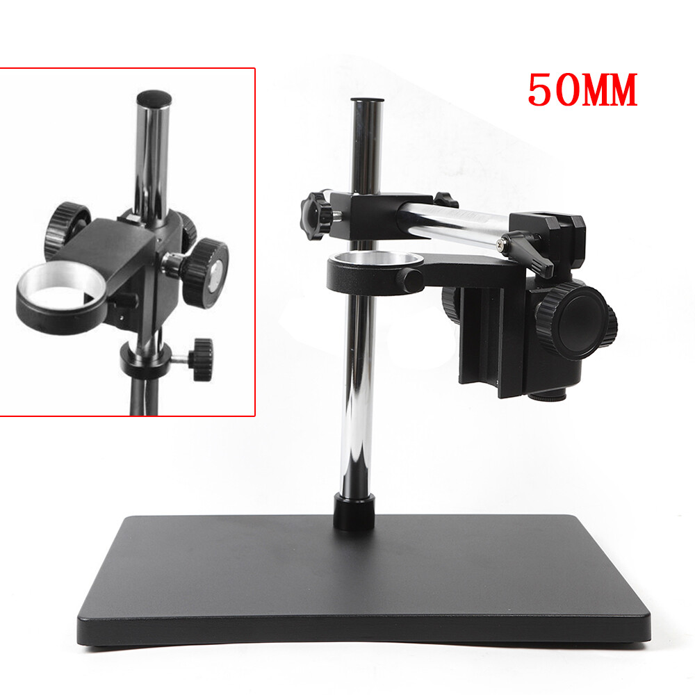 Adjustable Microscope Boom Stand Heavy Duty Large Stereo Arm Table Stand Holder