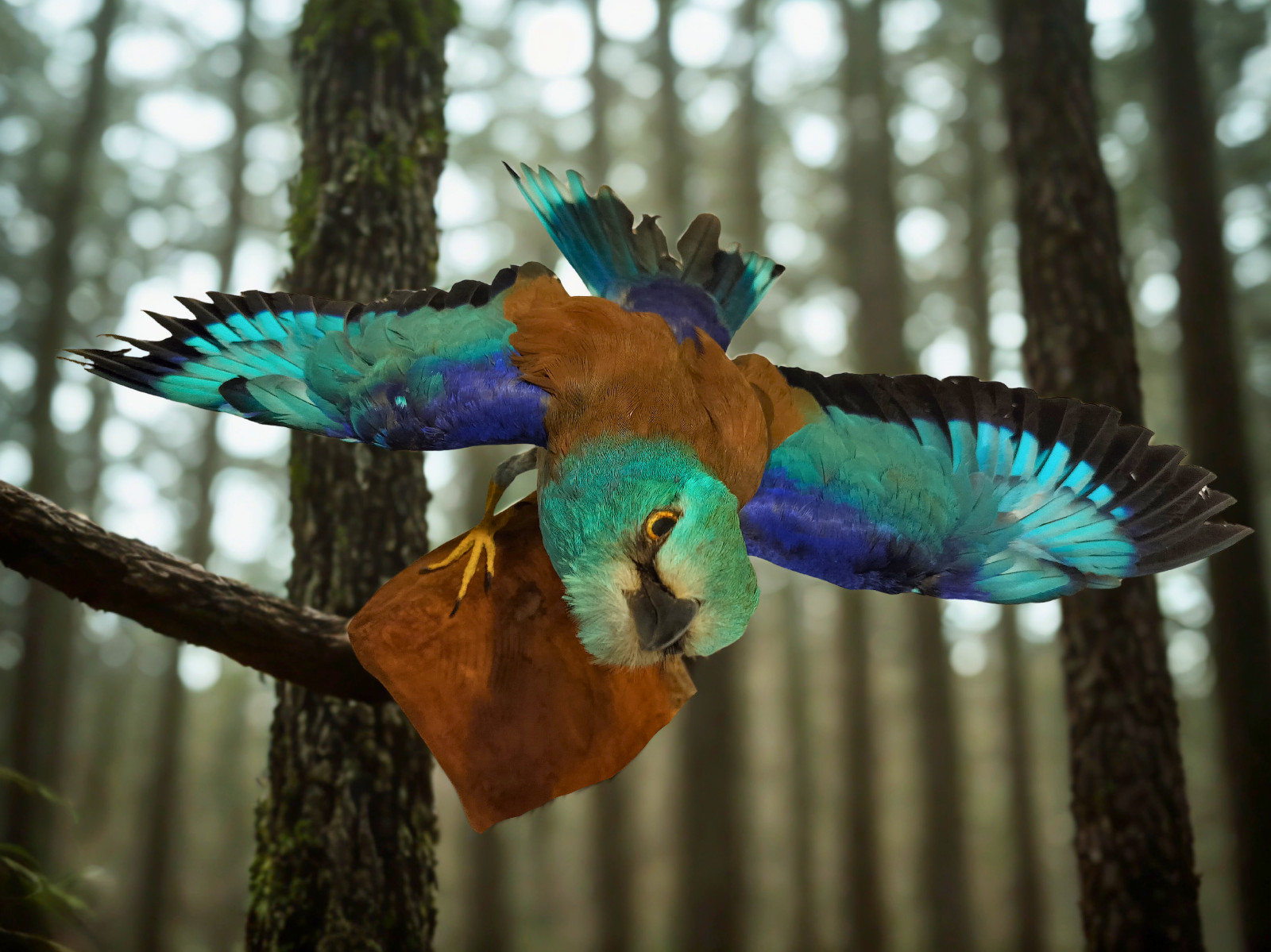 real bird taxidermy wall mount 2025