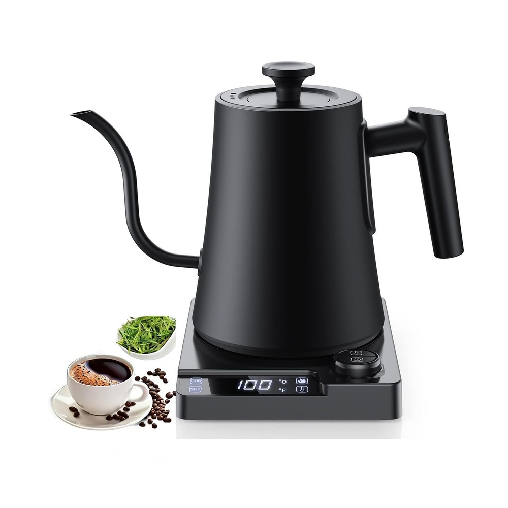 Gooseneck Electric Kettle with ±1℉ Precision Temperature Control fo..