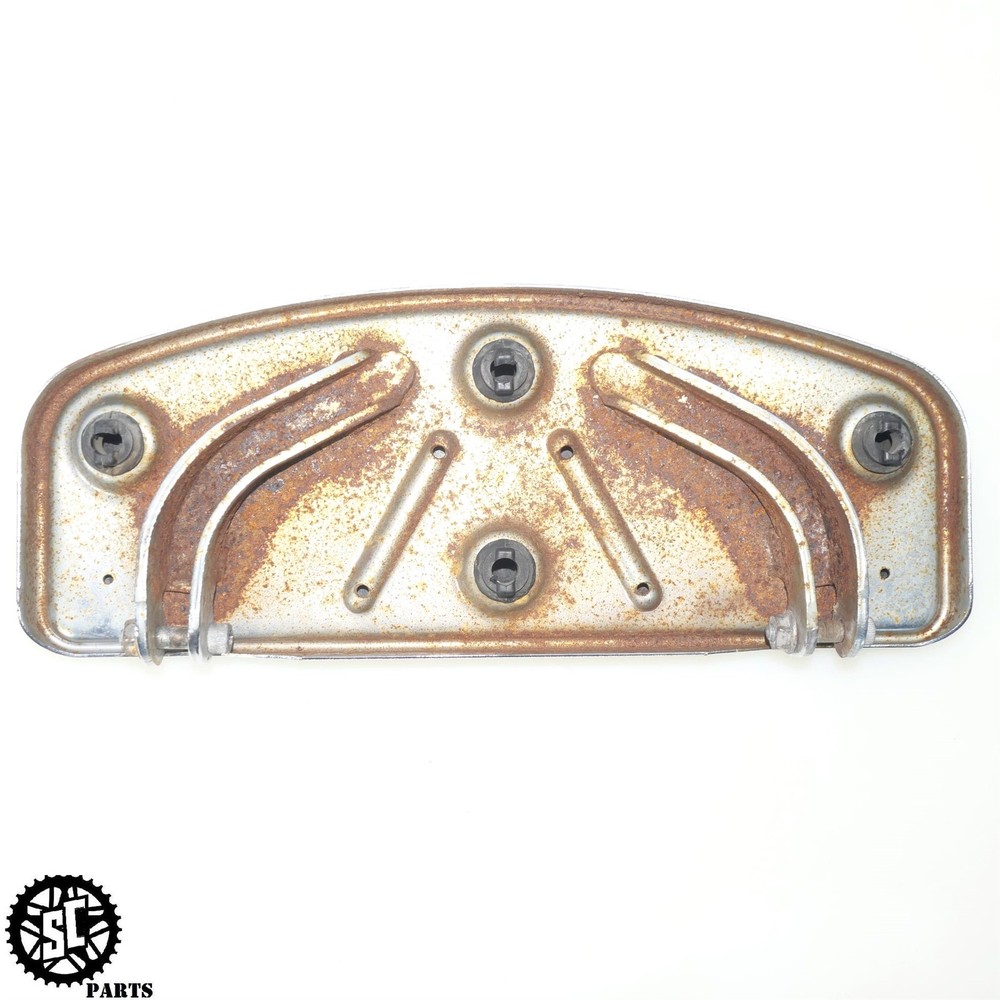 1999 HARLEY SOFTAIL FATBOY LEFT FLOOR BOARD CHROME AND RUBBER