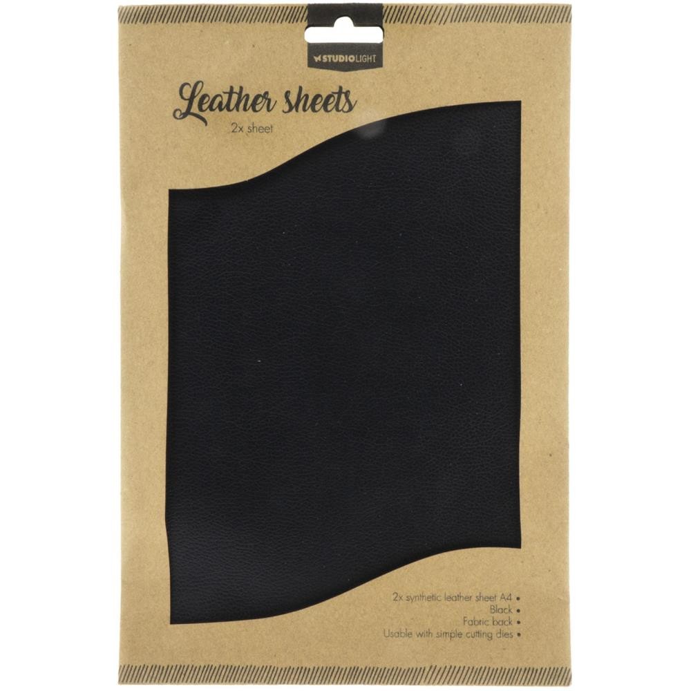 Studio Light Faux Leather Sheets FLSSL04 Black