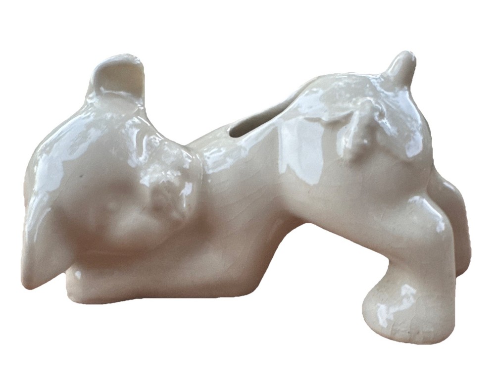 Vintage Pig Planter With Bumblebee