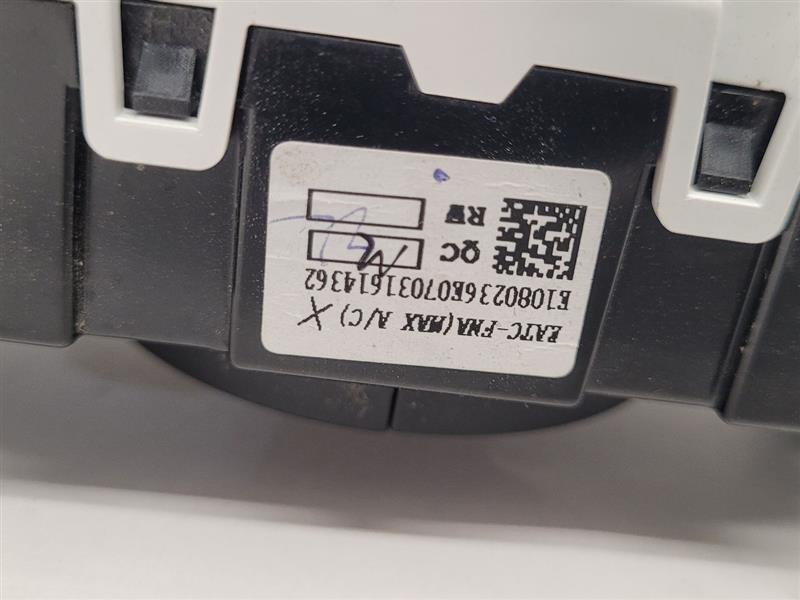 A/C Selector Switch fits 2016 Ford Fiesta w/AC automatic temperature contr