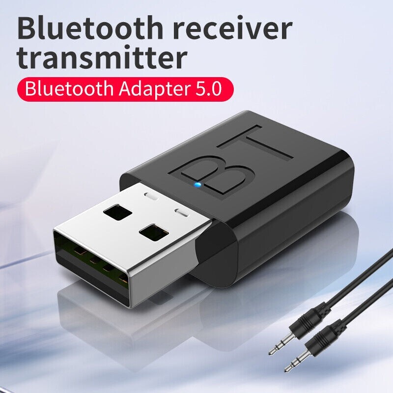 Adaptador Bluetooth Compatible Para PC TV USB Receptor Transmisor Inalambrico