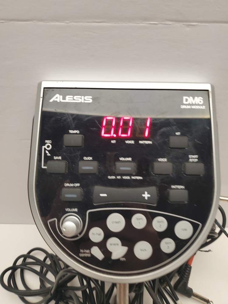 Alesis DM6 Electronic Drum Set Module with Power Supply and Cables