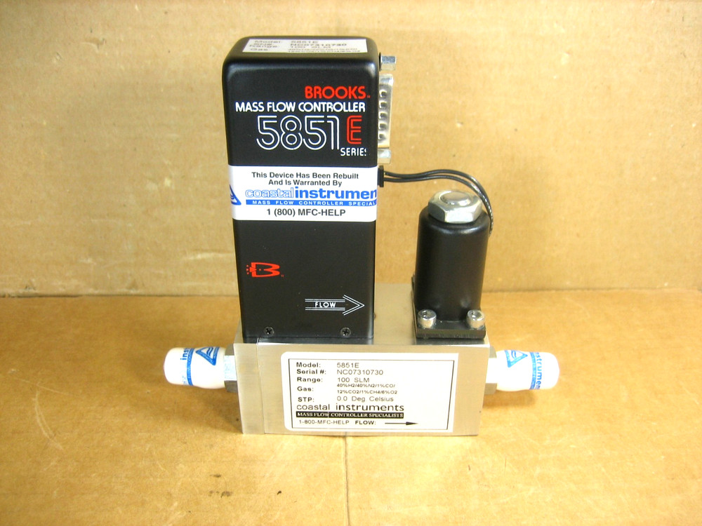 Brooks Instrument 5851E Mass Flow Controller 100 SLPM