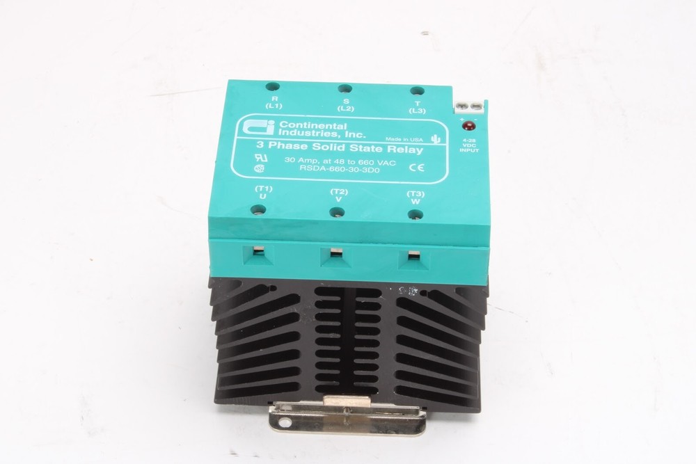 Continental Industries INC DA-660-30-3D0 3 Phase Solid State Relay