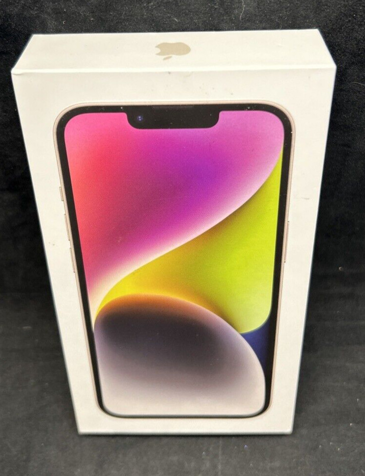 BOX ONLY for Apple iPhone 14 Starlight Model A2649 with sticker and ear tips