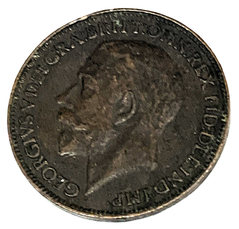 # C8835 GREAT BRITAIN COIN, FARTHING 1924