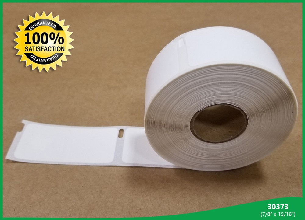 Dymo(R) Compatible 30373 Rolls Multipurpose Pricing Labels White Rat Tail Style