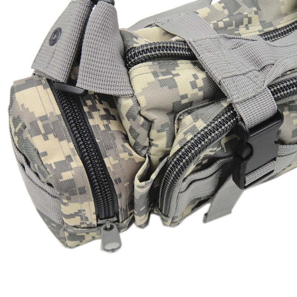 DLP Tactical Compact Range Bag / MOLLE Compatible EDC Bug Out Bag / Waist Pack