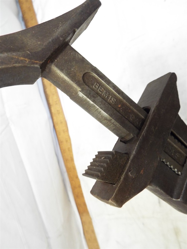 Early Combination Adjustable Wrench Bemis & Call Pipe Hammer Billings