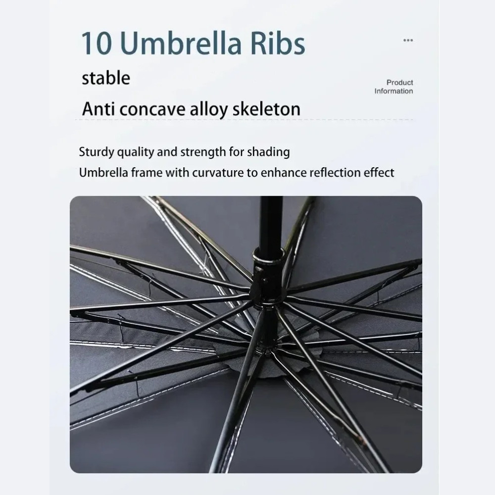 Car Windshield Sun Shade Foldable Umbrella Front Window Cover Visor Umbrella