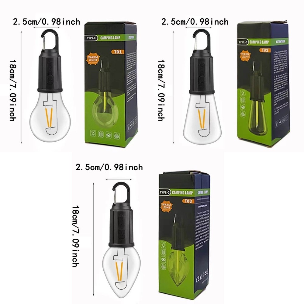 Solar Charging Camping Bulb Multi-Function Outdoor Light