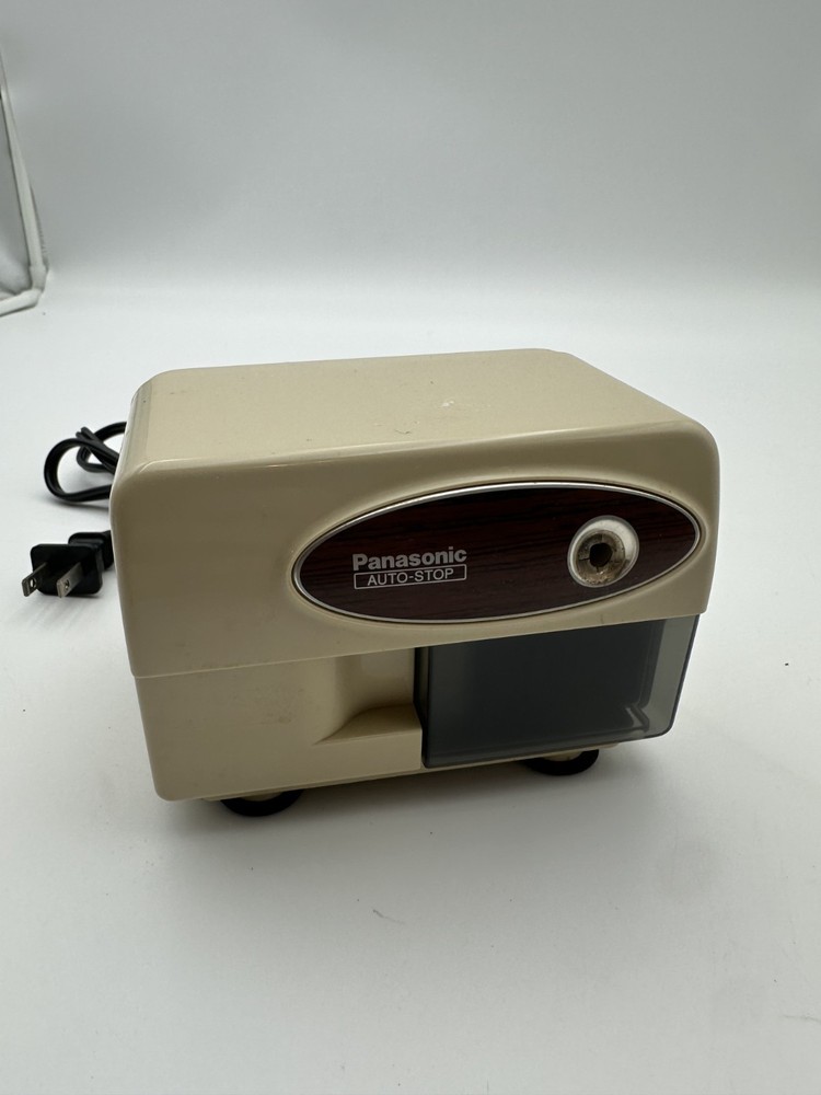 Vintage Panasonic Auto Stop Electric Pencil Sharpener