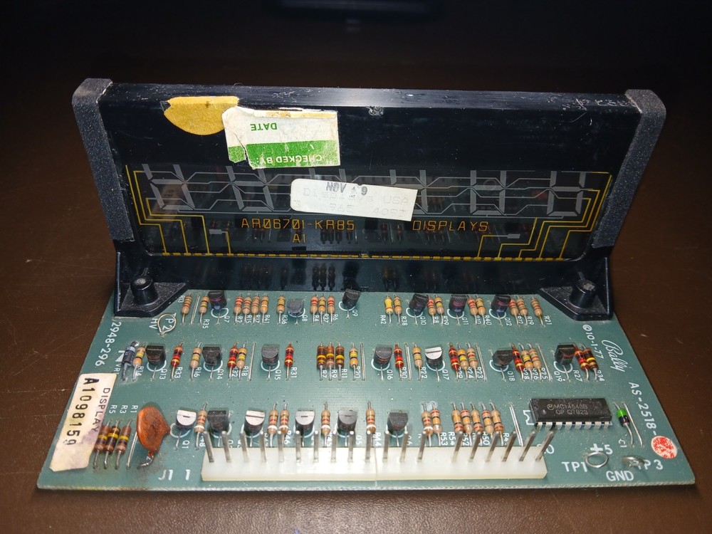 Bally Pinball 6 Digit Numeric Display Working 👀SEE VIDEO & DESCRIPTION👀