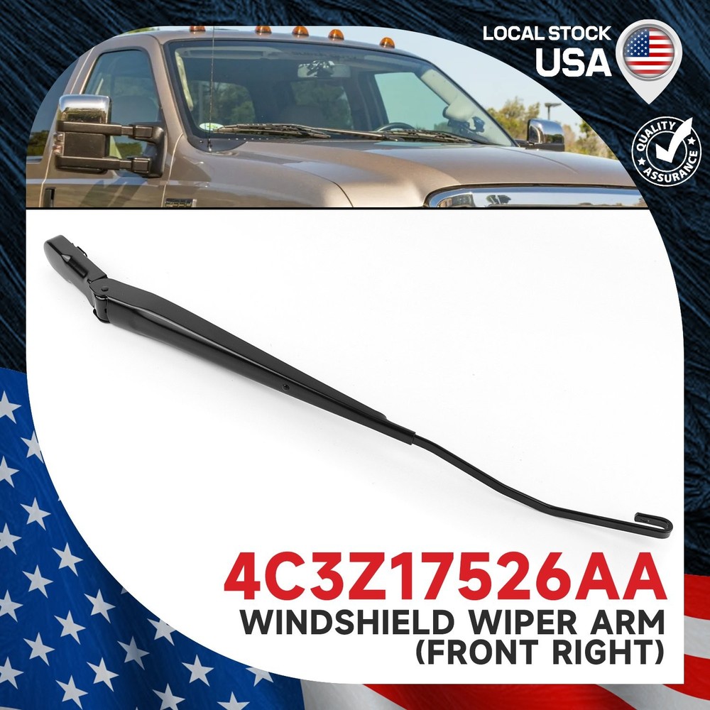 Front Windshield Wiper Arm Passenger Right 4C3Z17526AA For 00-05 Ford Excursion