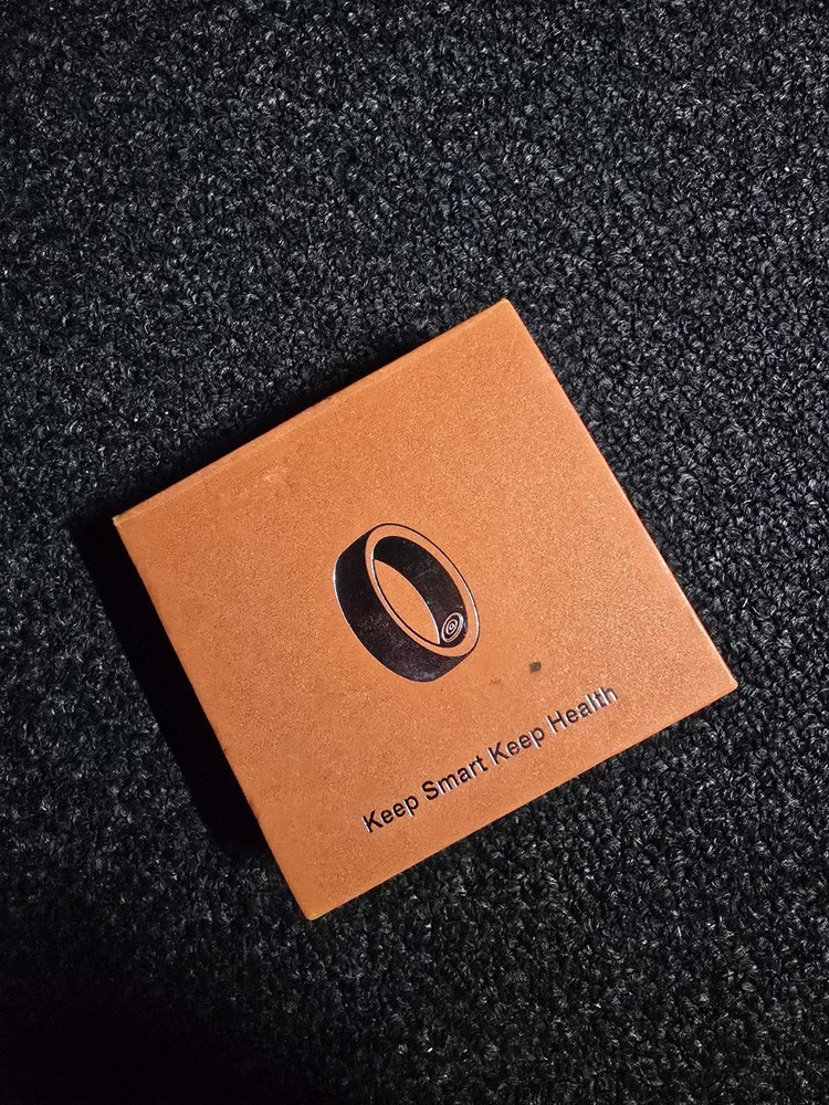 H4- Smart Ring Health Tracker, Size 9- Silver ***