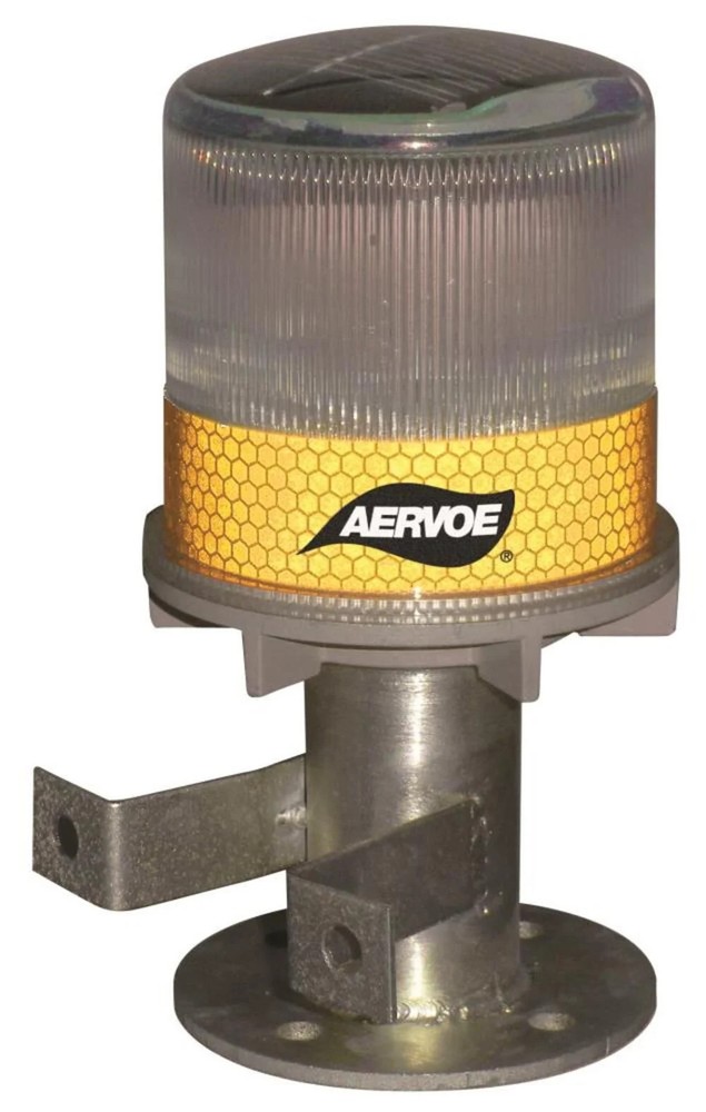 Aervoe Solar Strobe/signal Lights Yellow