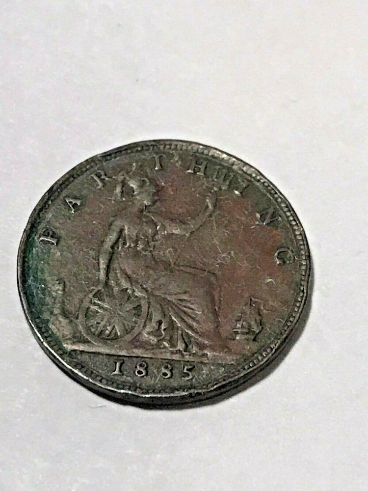 1885 Great Britain Farthing VF #19235