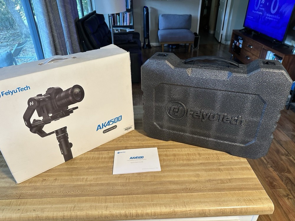 FeiyuTech AK4500 3-Axis Gimbal Stabilizer “Essentials Kit”/Excellent Condition