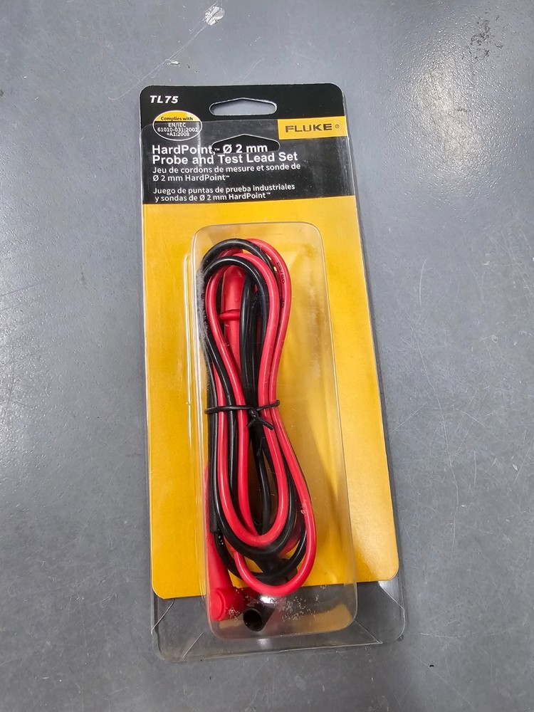 TL75 Fluke Hard Point 2mm Probe & Test Lead Set