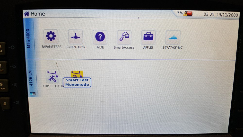 JDSU MTS4000 TYPE 4126 LM OTDR Power Meter