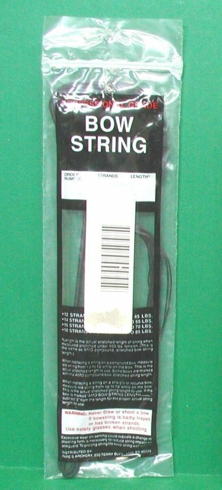 New Papes Professional Grade Compound Bow Replacement String - 29" 14 Strand B50