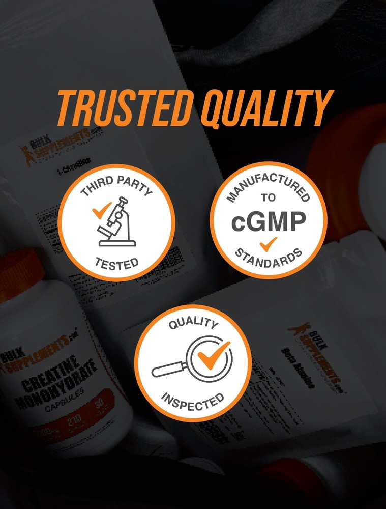 BulkSupplements Creatine Monohydrate 420 Capsules - 5000mg Per Serving