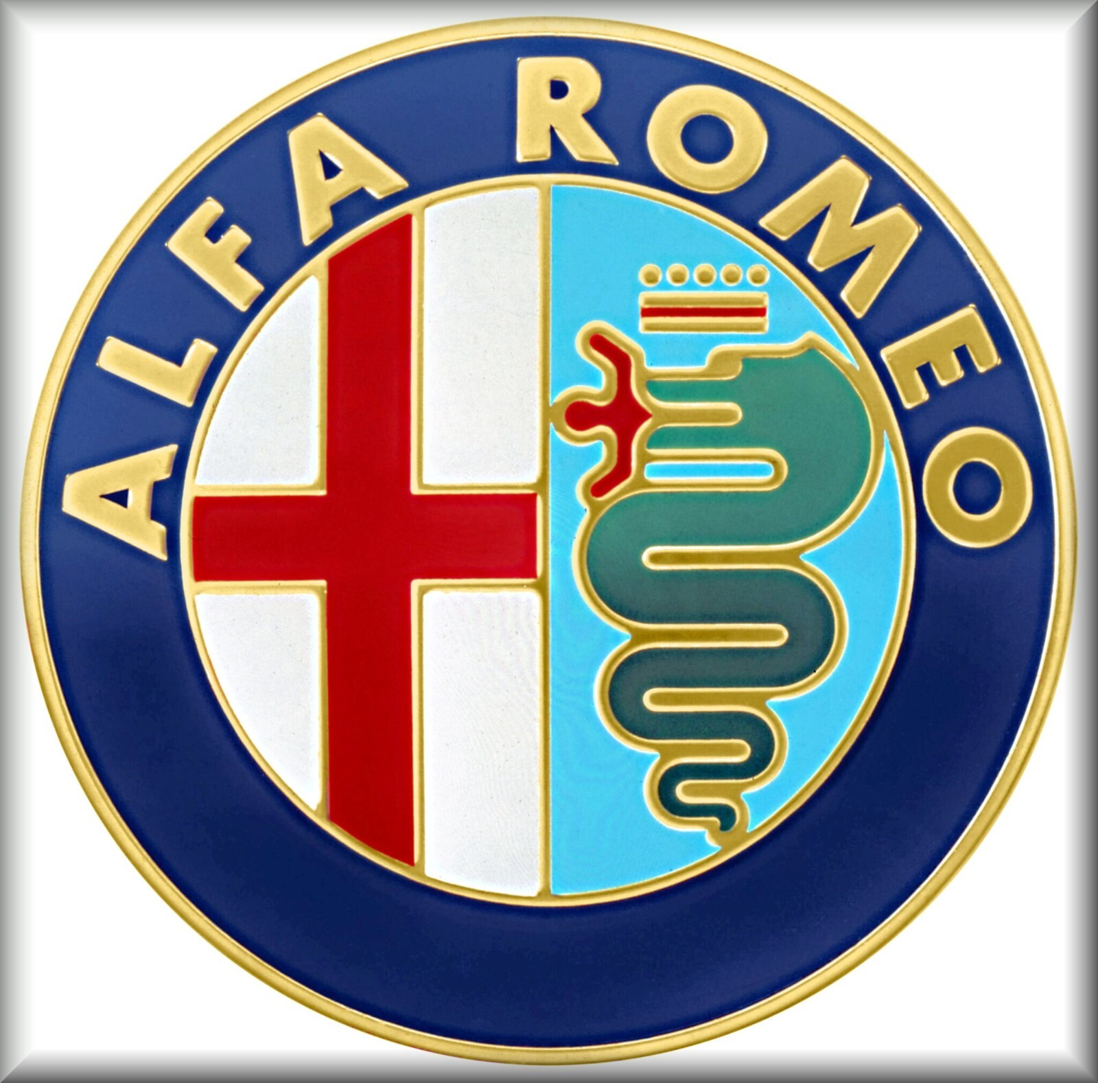 Alfa Romeo Logo/Emblem, Toolbox - Cabinet - Chest Magnet, 42 MIL READ!