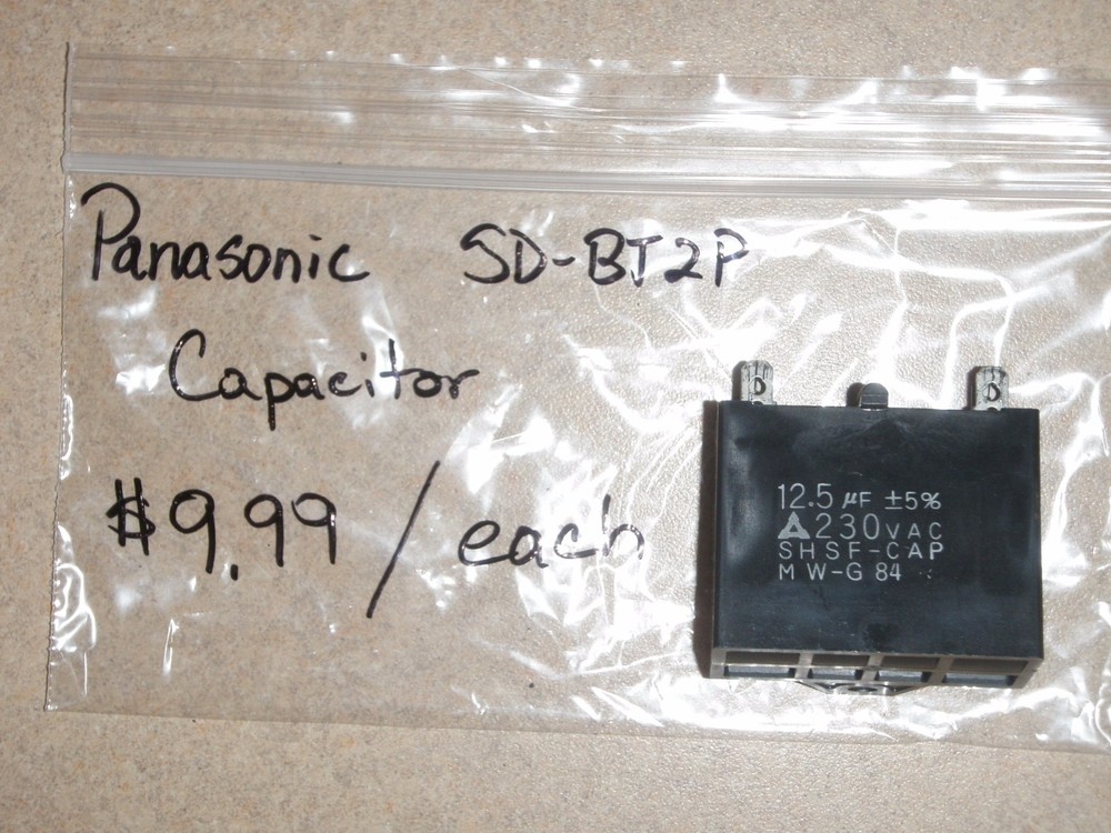 Panasonic Bread Machine Capacitor SD-BT2P Part OEM