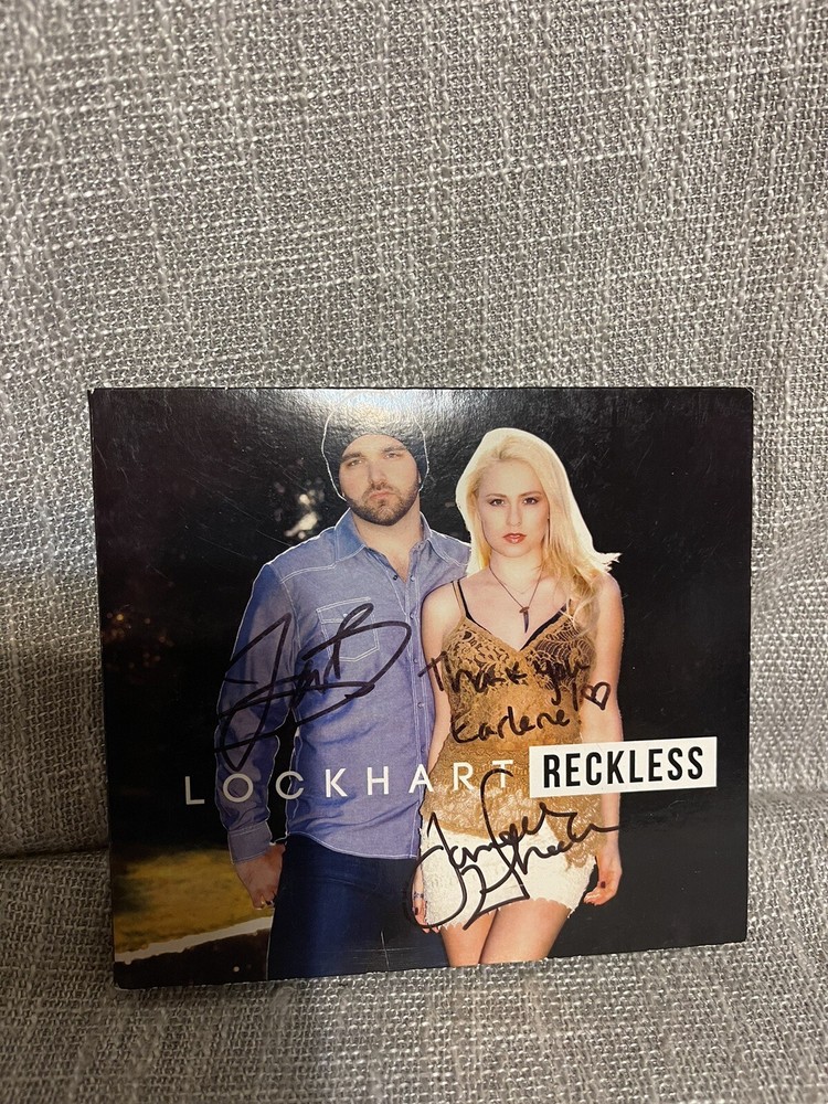 Lockhart Reckless  Cd Signed/autographed