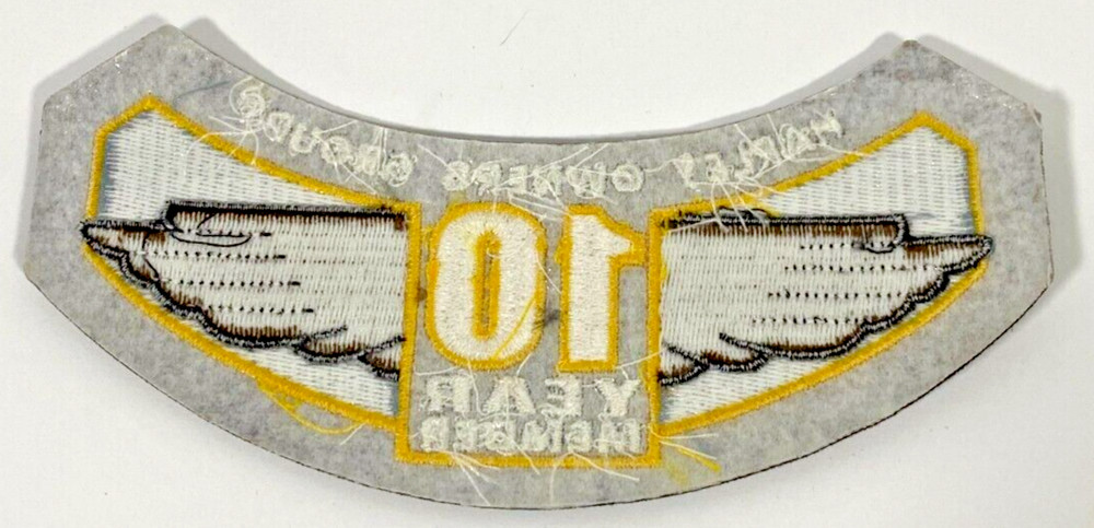 Harley Owner's Group HOG 10 Year Member Patch
